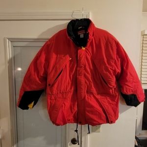 Vintage Marlboro Country Store Down Jacket Ski Coat Parka Mens L.